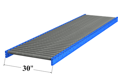 Used 30" Wide Gravity Roller Conveyor